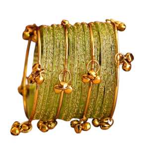 Pulseras Jhumki Kashmiri Doradas de Alta Calidad, Brillantes, para Bodas y Fiestas, Precio al por Mayor, Pulseras de Moda - Product Image 1