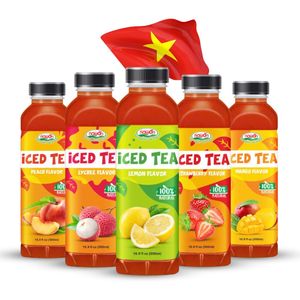 Nawon Vietnam ชาเย็น500มล. พร้อมกลิ่นสตรอเบอร์รี่ธรรมชาติ OEM ISO BRC Kosher halal fssc - Product Image 6