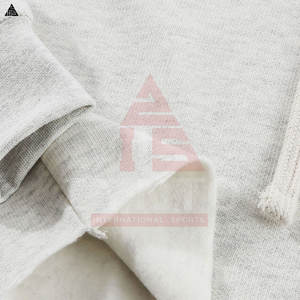 Sudadera con Capucha Morada con Letras, Última Moda en Prendas Básicas, Mezcla de Algodón, Sudadera Deportiva para Mujer, Transpirable, en Varios Colores - Product Image 3