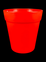 Pot de fleurs décoratif Excal de 4 pouces, écologique, durable, léger, grand récipient en plastique pour plantes, intérieur, extérieur, jardin