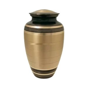 Urnas de Cremación Clásicas de Latón Grabadas a Mano para Cenizas Humanas, Artículos Funerarios, Servicios para Restos, Mayorista - Product Image 5