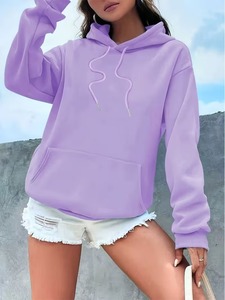 Sudadera con Capucha Ecológica Certificada GOTS para Mujer, Diseño Estampado, Suministro ODM y Logotipo Frontal - Product Image 5