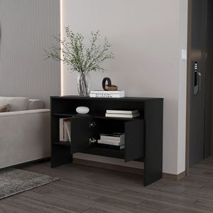 <b>Black</b> Two-Door <b>Console</b> <b>Table</b> - Product Image 2