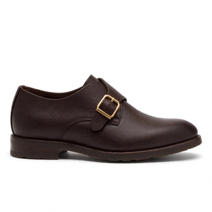 Chaussures en cuir véritable de qualité supérieure pour hommes, couleur unie, respirantes, dessus en cuir véritable, semelle en caoutchouc. - Product Image 4