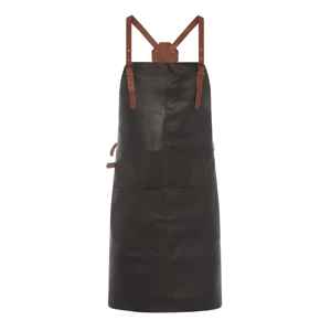 Delantal de Cuero Genuino para Camareros de Restaurantes y Bistrós de Alta Gama - Uniforme Profesional para Personal de Servicio con Protección Antiolores - Product Image 4