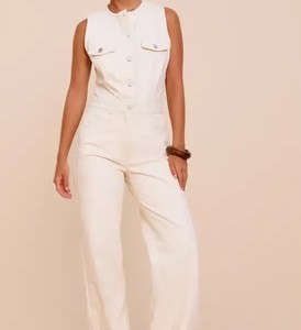 Ensemble Combinaison en Jean Tendance pour Femme – Tenue Décontractée Streetwear – Vente en Gros Direct Usine – Combinaison Salopette Une Pièce - Product Image 2