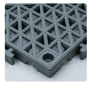 European Style Indoor Kitchen & Bathroom Waterproof Anti-Slip Vinyl <b>Flooring</b> PVC <b>Interlocking</b> Drainage <b>Mat</b> - Product Image 2