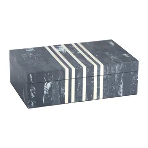 Luxury Design Resin <b>Storage</b> <b>Box</b> with MDF Interior for Home Gift Home Decoration and Accessories at Affordable Price - Product Image 1