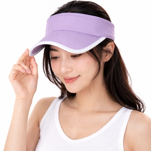 Visera deportiva ajustable para mujer, color personalizado, gorra para el sol para exteriores, visera deportiva ligera, transpirable, para mujer - Product Image 1