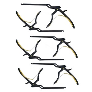 Instrumentos Quirúrgicos Maher, Juego de 6 Piezas de Kerrison Rongeurs de la Mejor Calidad, Color Negro Recubierto, Acero Inoxidable Alemán, Juego de Artroscopia con Certificación CE - Product Image 1