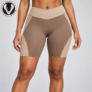 Shorts de compression pour femmes, respirants, écologiques, en tissu Spandex/Polyester, coupe confortable, séchage rapide, pour l'exercice et la salle de sport - Product Image 1