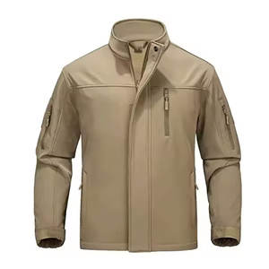 Veste softshell à capuche en polyester pour homme, veste de course personnalisée, imperméable, pour femme, manteau d'hiver, vestes de sport décontractées - Product Image 1