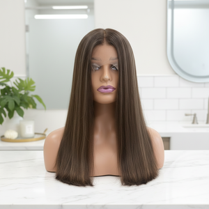 Venta de Fábrica: Cabello Humano Virgen Chino para Pelucas con Frente de Encaje, Base Transparente, Longitud Larga, Tamaños de Gorra Pequeños/Grandes, 150% de Densidad - Product Image 1