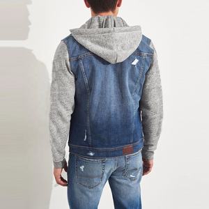 Blousons en jean respirants et imperméables pour hommes grandes tailles, Pakistan 2026, nouveau prix de gros personnalisé, deux poches, boutonnés, style streetwear - Product Image 2