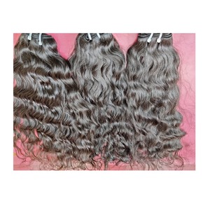 Mèches de cheveux indiens vierges Water Wave, 100% Single Drawn, Double Weft, non traitées, cuticules alignées, brutes - Product Image 5