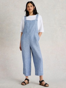 Salopette en jean slim tendance pour femme – Confortable, bretelles ajustables, style décontracté - Product Image 2