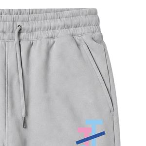 Light Gray JJ Logo Embroidered <b>Jogger</b> Sweatpants with Elastic Waist Drawstring and Side Pockets for Comfortable Casual Wear - Product Image 3