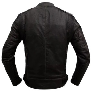 CE Black Genuine Leather <b>Biker</b> <b>Jacket</b> Men Motorcycle Protective <b>Jacket</b> - Product Image 5