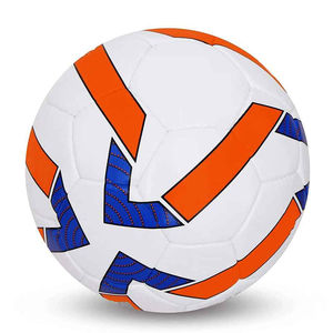 Ballons de football en cuir, prix de gros, fabricant, impression de logo personnalisée, ballons de football pakistanais, taille 5, fabrication mécanique. - Product Image 3