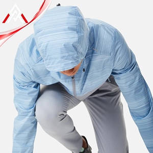 Conjunto Deportivo Ligero para Hombre, Cortavientos, Transpirable, de Secado Rápido, con Chaqueta con Capucha y Pantalones - Product Image 4