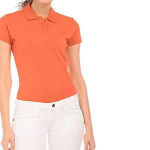 Chemises polo respirantes pour femmes OEM avec logo, chemises polo sans manches tendance pour femmes, chemises polo en coton vierges pour filles - Product Image 4
