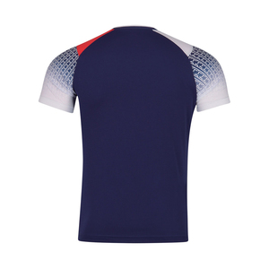 Ensemble de tenue de tennis pour homme de qualité supérieure, imprimé et personnalisable, avec tissu respirant à séchage rapide, chemise à manches courtes et short - Product Image 4