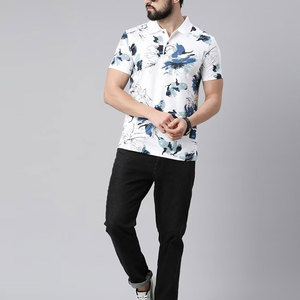 เสื้อเชิ้ตผ้าฝ้ายทวิลล์ทรงใหม่ ป้องกันรอยยับ ระบายอากาศได้ดี เหมาะสำหรับฤดูร้อน แห้งเร็ว รับสกรีนโลโก้ สีพื้น สำหรับผู้ชาย - Product Image 4