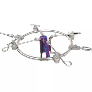 Système d'anneaux lombaires antérieurs pour rétracteur de colonne vertébrale en acier inoxydable allemand de qualité supérieure - Product Image 4