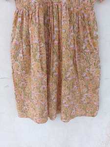 Robe longue bohème pour femme en coton imprimé, confortable, sans plis et respirante, coupe évasée, export en gros - Product Image 4