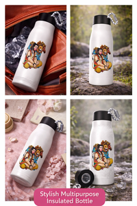 Panchmukhi Hanuman Ji Design Personalized Metal Water Bottle Customized Color Printing <b>Gift</b> <b>Box</b> Included for Thanksgiving - Product Image 3