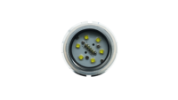 Lumière LED pour piscine en ABS de 1,5 pouce, remplie de résine, IP68, lampe sous-marine, télécommande, 9W-18W, RGB RGBW, Ra85, durée de vie de 50 000 heures