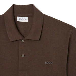 OEM Private Label Men's <b>Classic</b> Fit Casual Solid Premium Cotton Petit Piqu Breathable Quick Dry Short Sleeve Shirt Front - Product Image 5