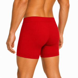 Calzoncillos bóxer para hombre, transpirables, elásticos, de spandex, de secado rápido, cómodos, con cintura elástica, bolsa de soporte, lisos, deportivos, personalizables. - Product Image 4