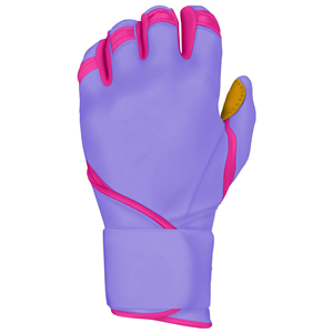 Gants de frappe de baseball en cuir Cabretta de qualité supérieure, couleurs personnalisées, droit/gauche, entraînement, XXL XL, fermeture auto-agrippante, manchette longue, extension - Product Image 3