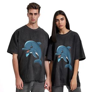 Camiseta unisex con hombros caídos y efecto acid wash, proveedor y fabricante de camisetas de algodón personalizadas, estilo streetwear, ropa casual, oversize, teñido liso. - Product Image 4