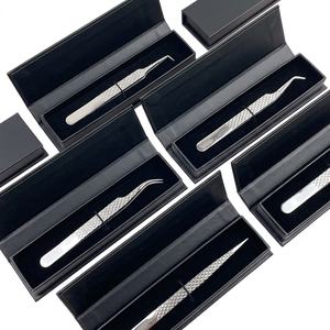 Pinzas para Extensión de Pestañas TEEJAY PREMIUM con Empaque de Caja de Cartón, Logotipo Personalizado, Color Personalizado - Product Image 1