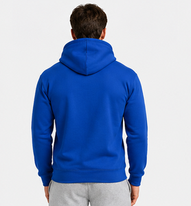 <b>Men</b>’s <b>Red</b> Pullover Hoodie Plain Fleece <b>Sweatshirt</b> Long Sleeve Casual Drawstring Hood Kangaroo Pocket Streetwear Winter Sports - Product Image 6
