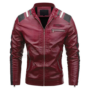 Chaqueta de invierno de cuero para hombre, a prueba de viento, de nueva moda, fabricada directamente en fábrica, al por mayor, con estampado de logotipo, para unisex. - Product Image 1