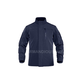 High Quality Wholesale Thick Zip <b>Men</b> Winter <b>Jackets</b> Custom <b>Men</b> Outdoor <b>Soft</b> <b>Shell</b> <b>Jackets</b> Without Hood - Product Image 1