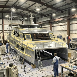 Yacht de croisière UBI 1675 personnalisé en aluminium HD-1180B, coque de 11,8 m, 75 passagers, moteur inboard, CN - Product Image 3