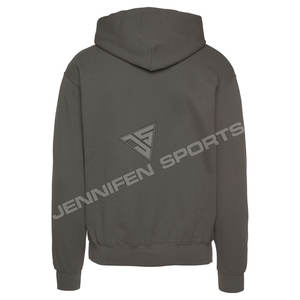 Sweat-shirts à capuche pour hommes en molleton vierge 380 GSM de haute qualité, coupe épaules tombantes, en coton, vente en gros, personnalisables numériquement - Product Image 3