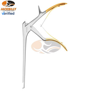 JACKBILLY High Quality Stainless Steel Love-Kerrison Rongeur 40 Degree Forward <b>Bite</b> 6mm <b>Bite</b> Size Thin Foot Plate Instrument - Product Image 5