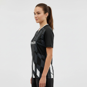 Camiseta de Fútbol para Hombre, Manga Corta, Ligera, Transpirable, Uniforme de Equipo - Product Image 4