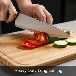 Tablas de Cortar de Bambú Duraderas de 1.5 cm de Grosor, Tabla de Cortar Ecológica para Cocina, Tabla de Madera Sostenible de Alta Resistencia - Product Image 3