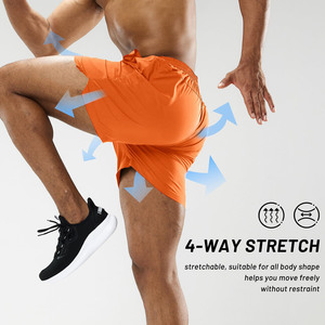 Shorts de jogging décontractés pour hommes, tendance, légers, en coton, coupe ample, à la mode, pour l'extérieur, les voyages et le quotidien - Product Image 5