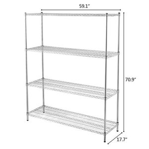 Scaffalatura a 4 Ripiani Regolabile in Filo Metallico, Soluzione di Stoccaggio di Alta Qualità - Product Image 2