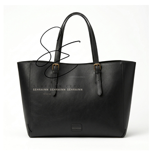 Bolso Tote de Cuero Vacuno Occidental con Pelo, Bolso de Hombro Grabado, Bolso Vintage Estilo Vaquera, Cartera Negra para Mujer, Oficina, Portátil - Product Image 4