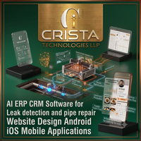 AI ERP CRM Software for Leak detection and pipe repair Website Design Android iOS Mobile Application WordPress Shopify eCommerce