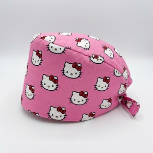 Chapeau chirurgical imprimé en coton avec bouton, pour médecin, cheveux longs, réglable, à lacets, accessoires de beauté pour femmes, accessoires d'hôpital - Product Image 4