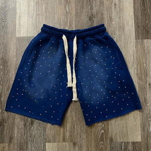 Pantalones Cortos de Mezclilla Rectos Vintage Personalizados para Hombre, Casuales de Verano, de Tiro Medio, Transpirables, de Secado Rápido, 100% Personalizables con Logotipo y Color Disponible para Hombre - Product Image 1